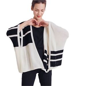 Brochu Walker Alpaca Wool Cardigan Poncho - Universal Size